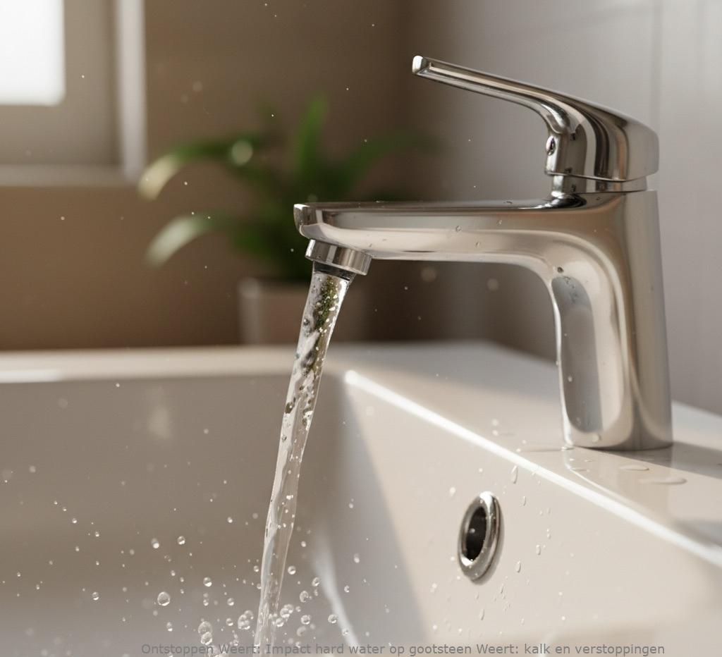 Impact hard water op gootsteen Weert: kalk en verstoppingen