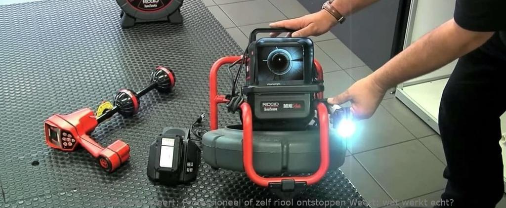 Professioneel of zelf riool ontstoppen Weert: wat werkt echt?