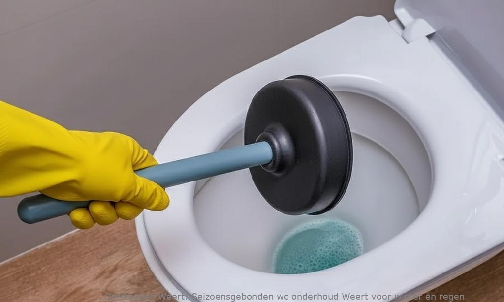Seizoensgebonden wc onderhoud Weert voor winter en regen