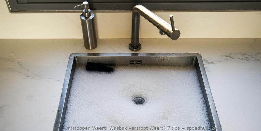 Wasbak verstopt Weert? 7 tips + spoedhulp 24/7